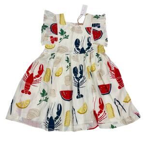NWT Pink Chicken 12Y Clam Bake Elsie Dress